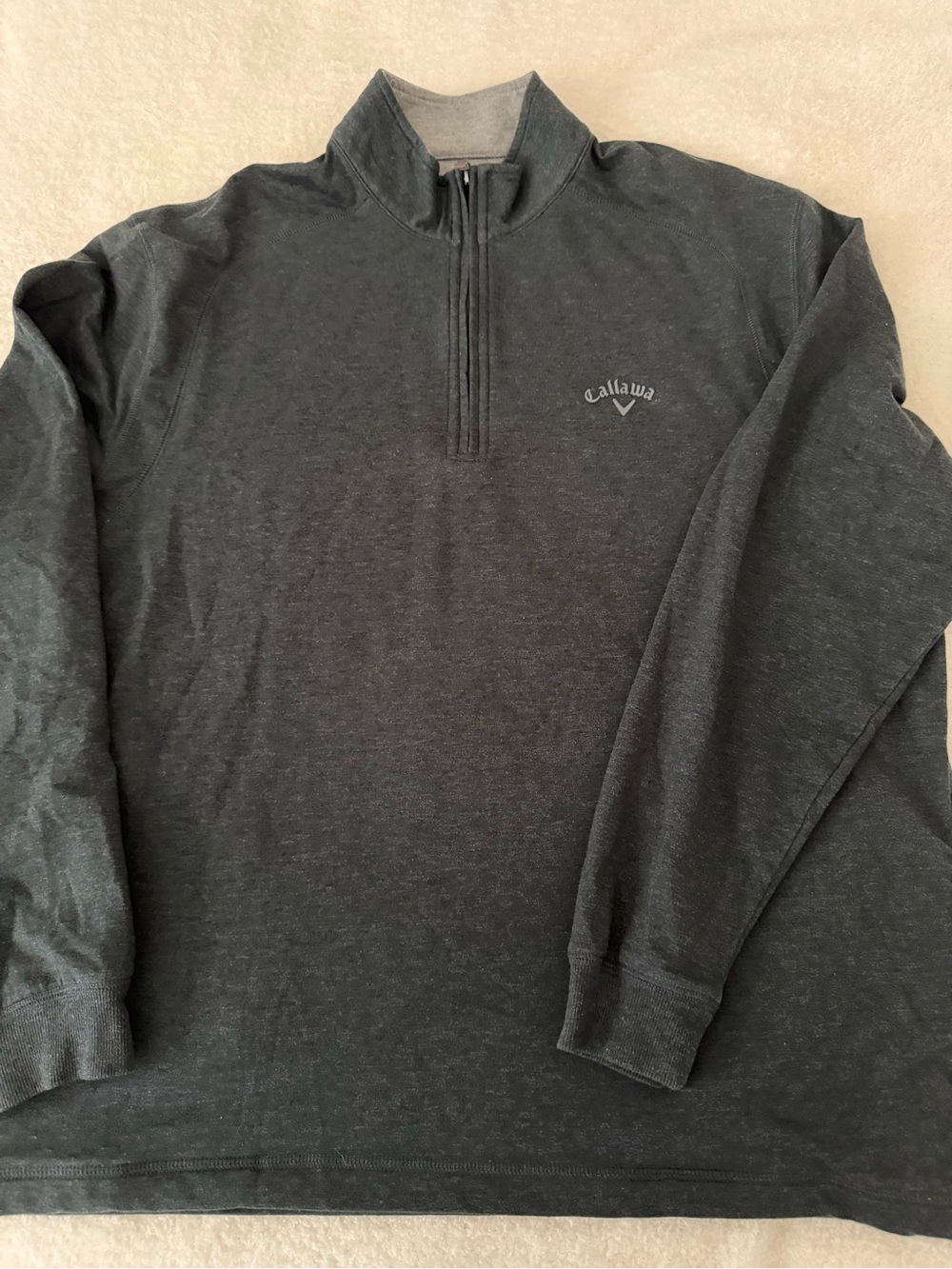 Callaway Men's Dark Charcoal Half-Zip Pullover Sweater